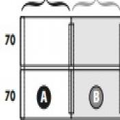 Bench 4 posti : Variante L.240xp.145,2