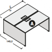 Bench pannellato prof. 145,2 : Variante 120x145